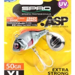 Spro ASP Jiggin' Spinner UV XL Crazy Roach 50gr