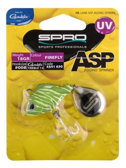 Spro ASP Jiggin' Spinner UV Firefly 18gr - Afbeelding 2
