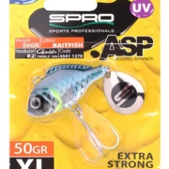 Spro ASP Jiggin' Spinner UV XL Baitfish 50gr