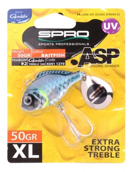 Spro ASP Jiggin' Spinner UV XL Baitfish 50gr