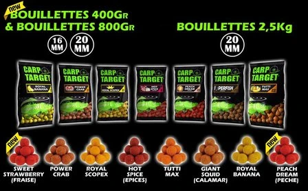 Fun Fishing - Carp Target- Boilies 16mm - Afbeelding 3