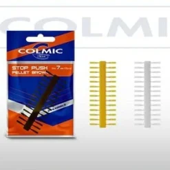 COLMIC STOP PUSH 7mm (28pcs): BROWN