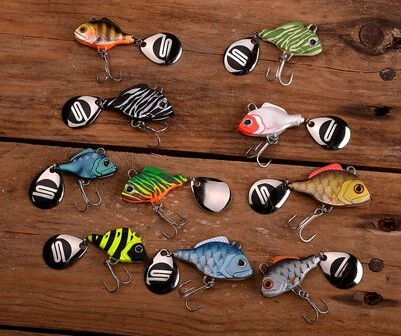 Spro ASP Jiggin' Spinner UV Natural Perch 18gr - Afbeelding 2