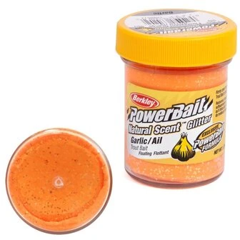 Berkley GARLIC PowerBait Natural Scent -Fluo Orange - Afbeelding 2