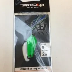 ALBATROS Predox Sakana Delta Spoon -Green/orange #8 - 2gr