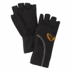 Savage Gear Handschoenen WIND PRO HALF FINGER L BLACK