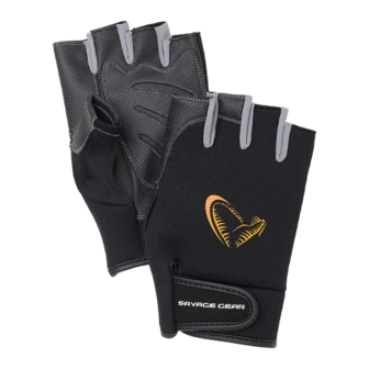 Savage Gear Handschoenen- NEOPREEN HALVE VINGER XL ZWART