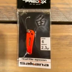 ALBATROS Predox Sakana Rattle Spoon - 2.3g #6 - Orange