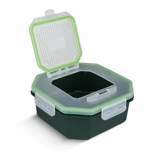 Arca GREYS KLIP-LOK Flip Top Madendoos - 2.4 Pt - Perforated Lid