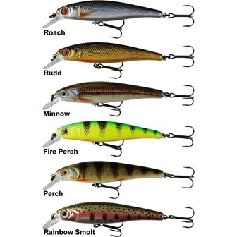 Savage Gear Diving Prey90 - F- 9 Cm / 21 G -Rainbow Smolt - Afbeelding 2