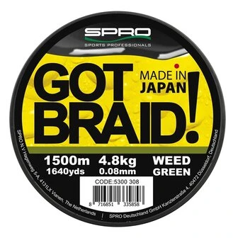 Spro GOT BRAID! - Weed Green 150 M