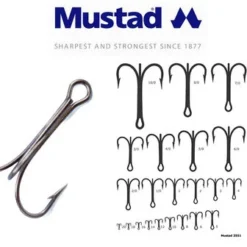 Mustad 3551 BR Treble